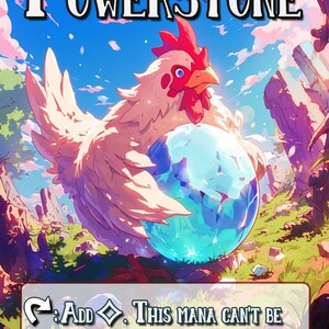 Jeton Powerstone, carte plein format Magic the Gathering !