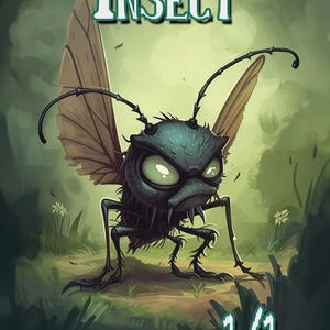 Insect Token, Magic the Gathering Full Frame Card!
