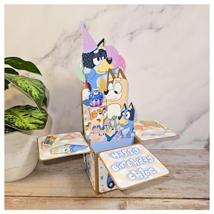 3D Pop-up Box Geburtstagskarte/Partydekoration Personalisiertes Andenken