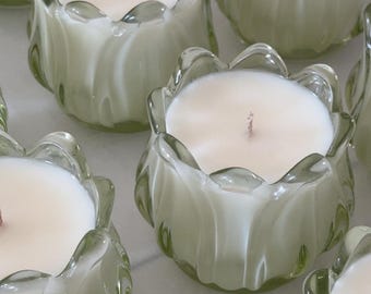 Teelicht Tulip | Blumen Kerze| Frühling Dekor