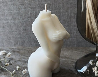 Kurvige Frau Körper Kerze: Anpassbare ungiftige Sojawachs Figur