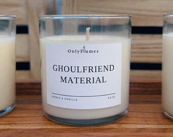 Ghoulfriend Material Kerze: Amber & Vanille Duft Sojawachs