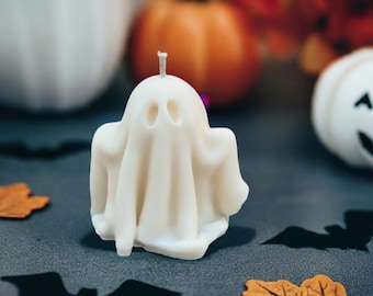 Lil Boo Thang Ghost Candle - Soy Wax, Spooky Halloween Decor
