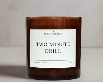 Two-Minute Drill Candle: Caramel Apple Scented Soy Wax Candle