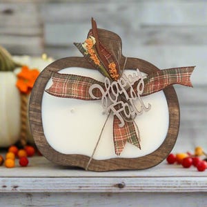 Dough Bowl Pumpkin Spice Candle: Fall Decor, Thanksgiving Gift