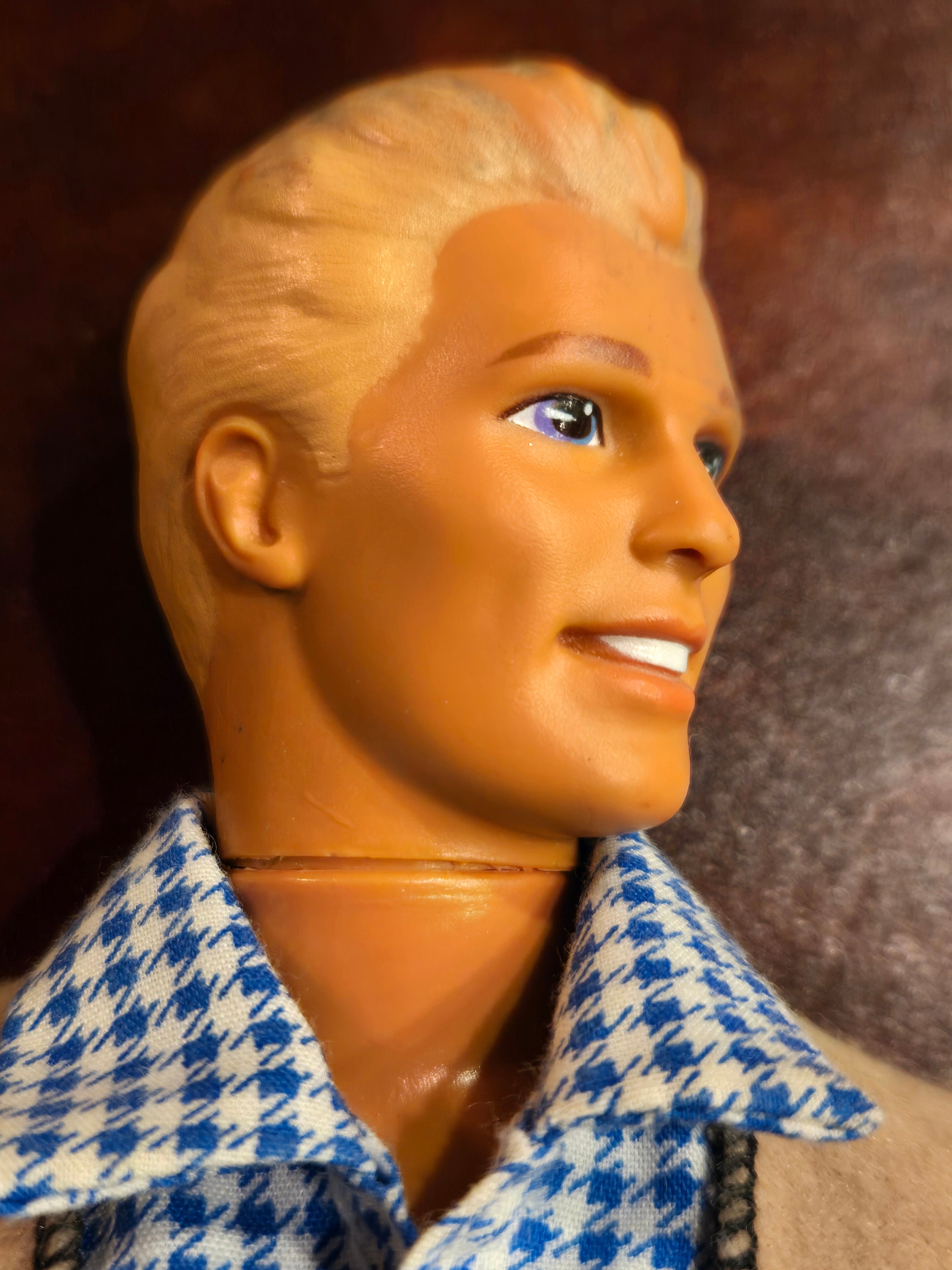 1991 Mattel Ken Doll With 1968 Indonesian Body Great Shape With Western