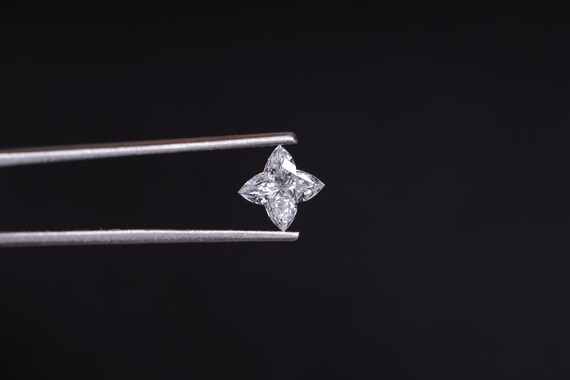 0.45 CT Flower Shape Lab Grown Diamond, Unique Lab Created Diamond, Created Gem For Custom Jewelry, Custom Ring, Diamond for Women, Gift Her