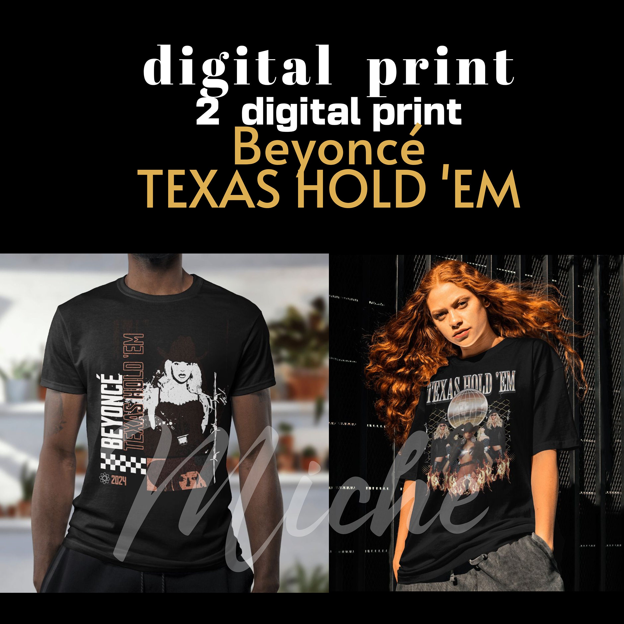 Beyoncé TEXAS HOLD 'EM 2024 , Beyoncé Digital Design, Renaissance Act 2 ...