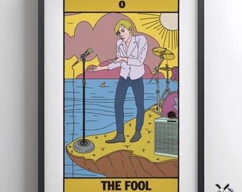 The Fool – Proto-Punk Inspired Tarot Art Print | Ta-Rock Collection