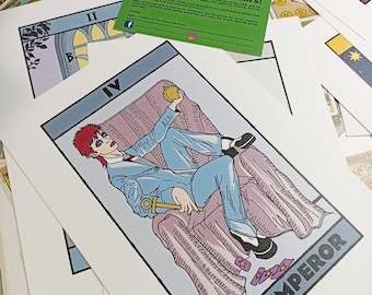 David Bowie Tarot Art Print - The Emperor Card