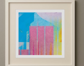 Abstract Dimensions Collection – ModernAbstractArtPrints | MinimalistWallArtSet | ContemporarySquarePosters 25x25cm