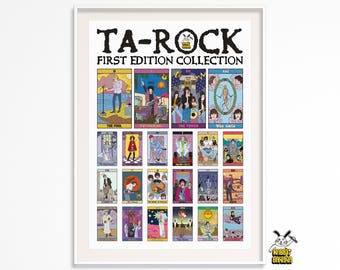 Rock Tarot Collection Art Print - First Edition Music Poster