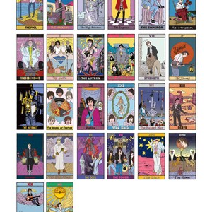 The Magician – Post-Punk Inspired Tarot Art Print | Ta-Rock Collection | Alternative Music Wall Decor image 2
