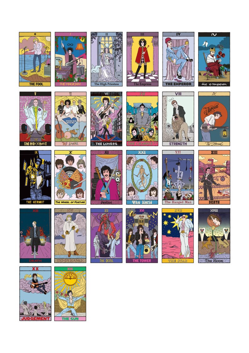 The Magician – Post-Punk Inspired Tarot Art Print | Ta-Rock Collection | Alternative Music Wall Decor image 2