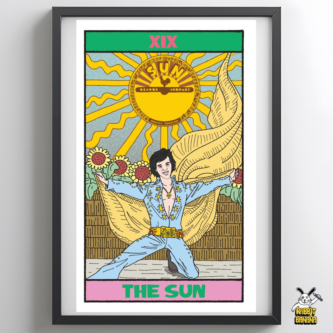 The Sun – Rock 'n' Roll Inspired Tarot Art Print | Ta-rock