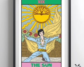 The Sun – Rock ’n’ Roll Inspired Tarot Art Print | Ta-Rock Collection