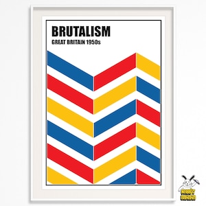 Brutalism Architecture Poster – Minimalist Wall Art – Brutalist Style Print – Modern Architecture Decor