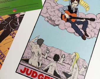 Bob Dylan Poster – Ta-Rock Tarot Art Print
