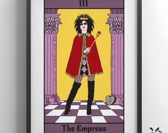 Siouxsie Sioux 'The Empress' Rock Tarot Art Print
