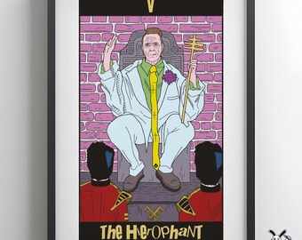 Johnny Rotten 'The Hierophant' Tarot Art Print