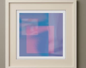 Abstract Dimensions Collection – ModernAbstractArtPrints | MinimalistWallArtSet | ContemporarySquarePosters 25x25cm