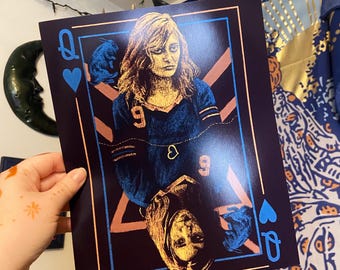 Yellowjackets Fan Art: Jackie & Shauna Queen of Hearts (8”x10”)