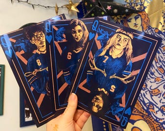 Yellowjackets 3 Print Set | Jackie Shauna Artwork | Lottie Natalie Fan Art | Tai Van  5”x7” Print Set