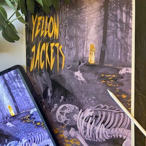 Yellowjackets Art Print | Jackie Shauna Artwork | Lottie Natalie Fan Art | Misty Tai Van  11”x17” Poster