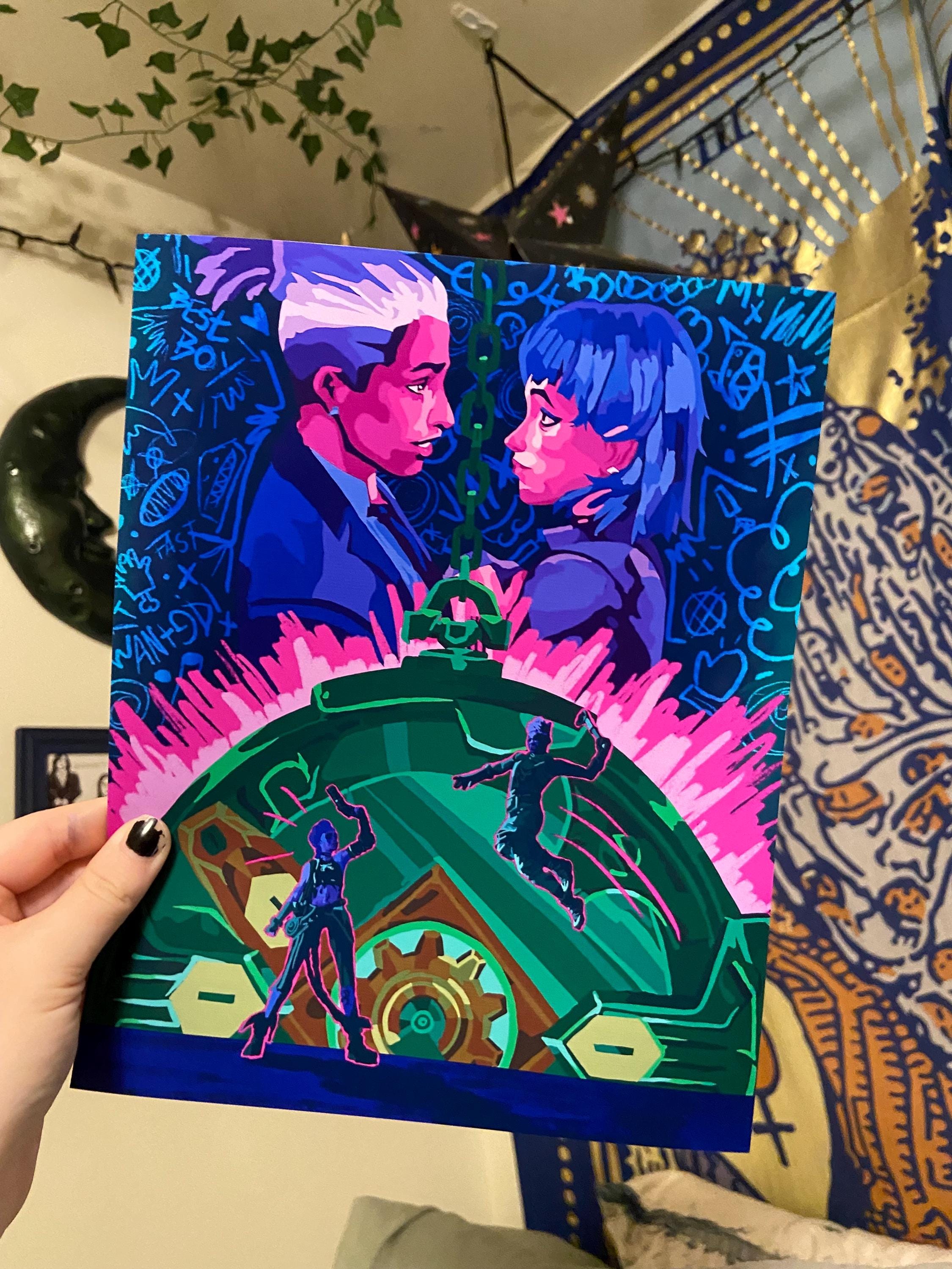 Arcane Jinx & Ekko Art Print: Timebomb Fan Art (8”x10”) - Etsy