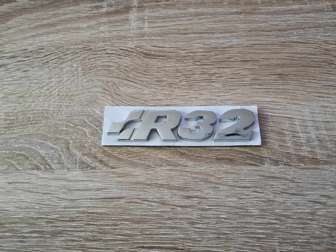 Volkswagen R32 Silver Emblem Logo - Etsy
