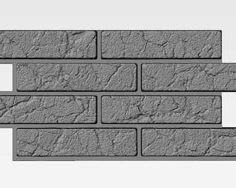 CNC Ready 3D Interlocking Brick Pattern STL File - Detailed & Scalable for DIY Projects, Home Decor, and Custom Builds