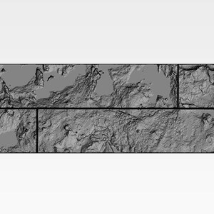 May include: Four gray stone tiles with a rough, textured surface. The tiles are arranged in two rows, with two tiles in each row. The tiles are stacked on top of each other, with the top row slightly offset from the bottom row.