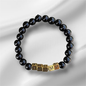 President Trump MAGA Beaded Bracelet Minimilast style | Men and Women