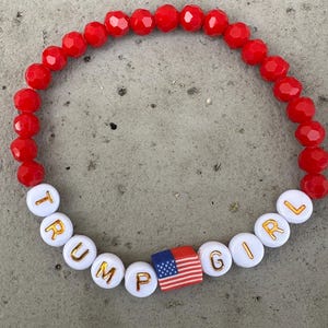 President Trump | Trump Girl beaded bracelet
