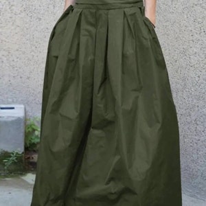 Long Maxi Loose Skirt for Ladies High Waist Formal Attire Women Faldas Clothes zdjęcie 4