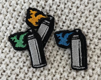Spray paint can (any colour) - Iron on - Embroidery Patch