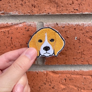 Beagle - Hund - Stryk-på - Broderilapp