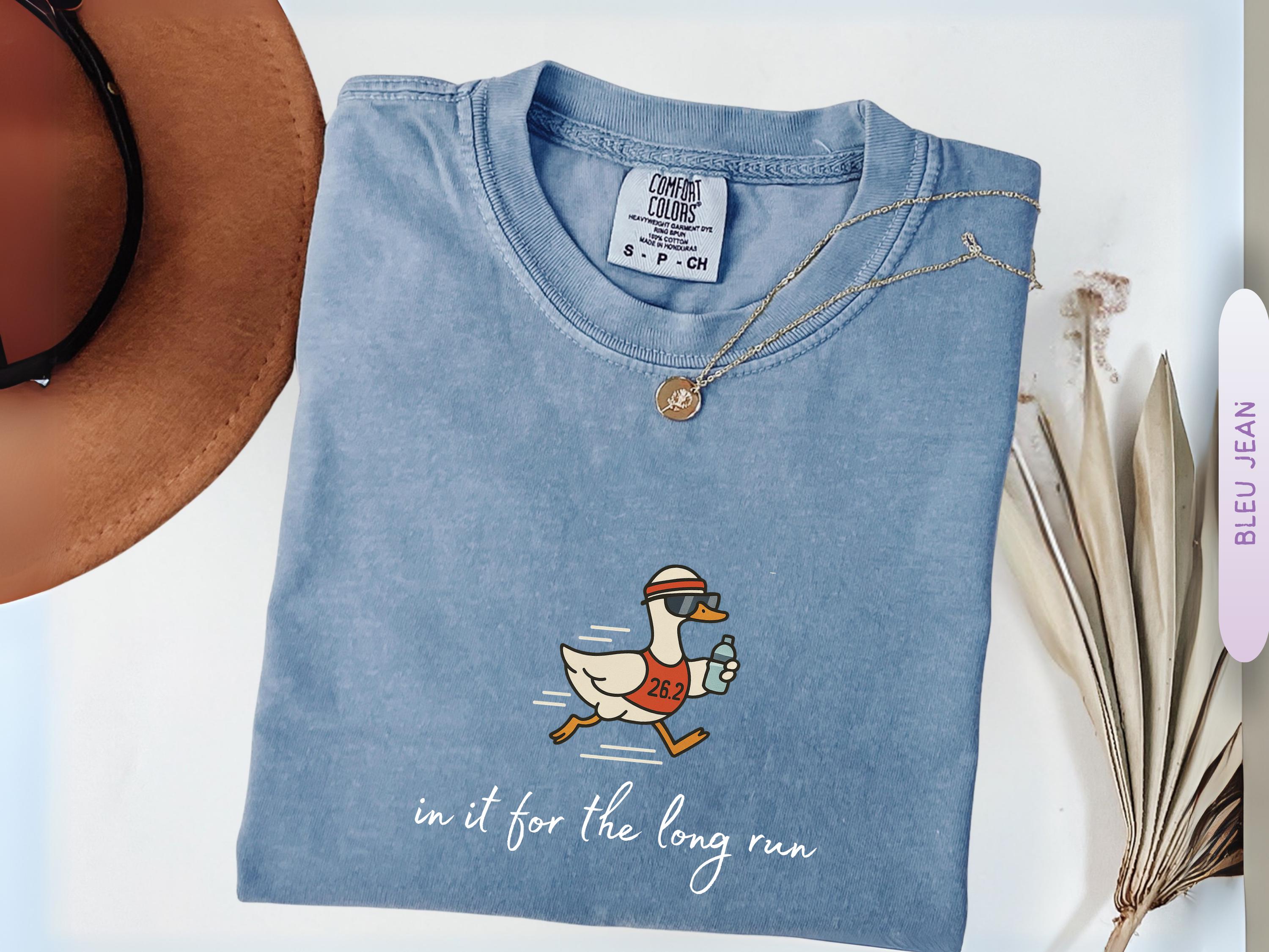 Comfort Colors Funny Runner Shirt, Marathon Goose Tee, 26.2 Race Day ...