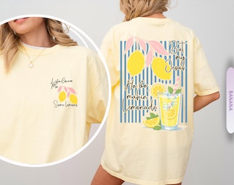 Comfort Colors® Jesus Lemonade Shirt, But My Jesus He Be Makin’ Lemonade, Life Gave Me Lemons Tee, Child of God, Faith Christianity Tee