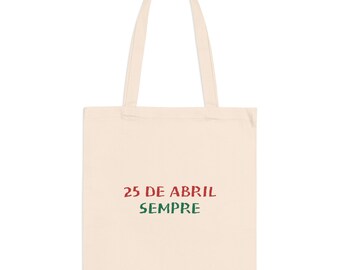 Tote Bag 24 Abril, 25 April Tote Bag, Tote Bag, Bag, Portugal Tote Bag