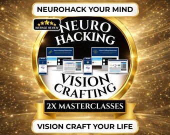 Mental Health Class, 2 Powerful Masterclasses, Neuro-Hacking and Vision Crafting Masterclass, Self Development Mindset Growth