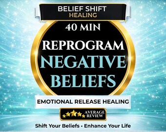 Sesión de sanación de creencias de 40 minutos: Técnica de liberación emocional para reprogramar creencias negativas