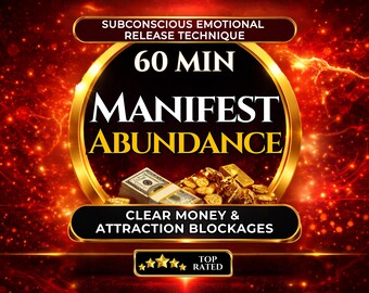 Manifest Abundance Session: 60-Minute Emotional Healing for Release Energy Blocks & Inner Peace