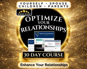 Relationship Healing Course: Inner Child Work, Self-Help Guides, Worksheets, Emotional Release Sessions
