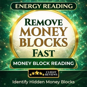 Sessione di guarigione dell'abbondanza / Blocchi finanziari, mentalità di successo e purificazione energetica, blocchi della ricchezza