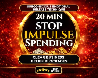 Stop Impulse Spending Energy Healing: Clear Money Triggers & Blocks with Subconscious Emotional Release Technique