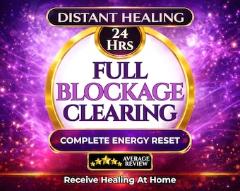 Distant Energy Healing Session – Full Blockage Clearing, Emotional Reset (Digital Download)