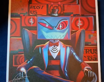 Hazbin Hotel Vox Print: Vees Cartoon Poster (11x17 Inches) - Etsy