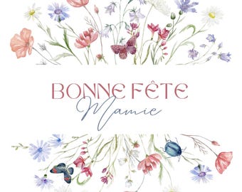 Carte Bonne Fête Mamie