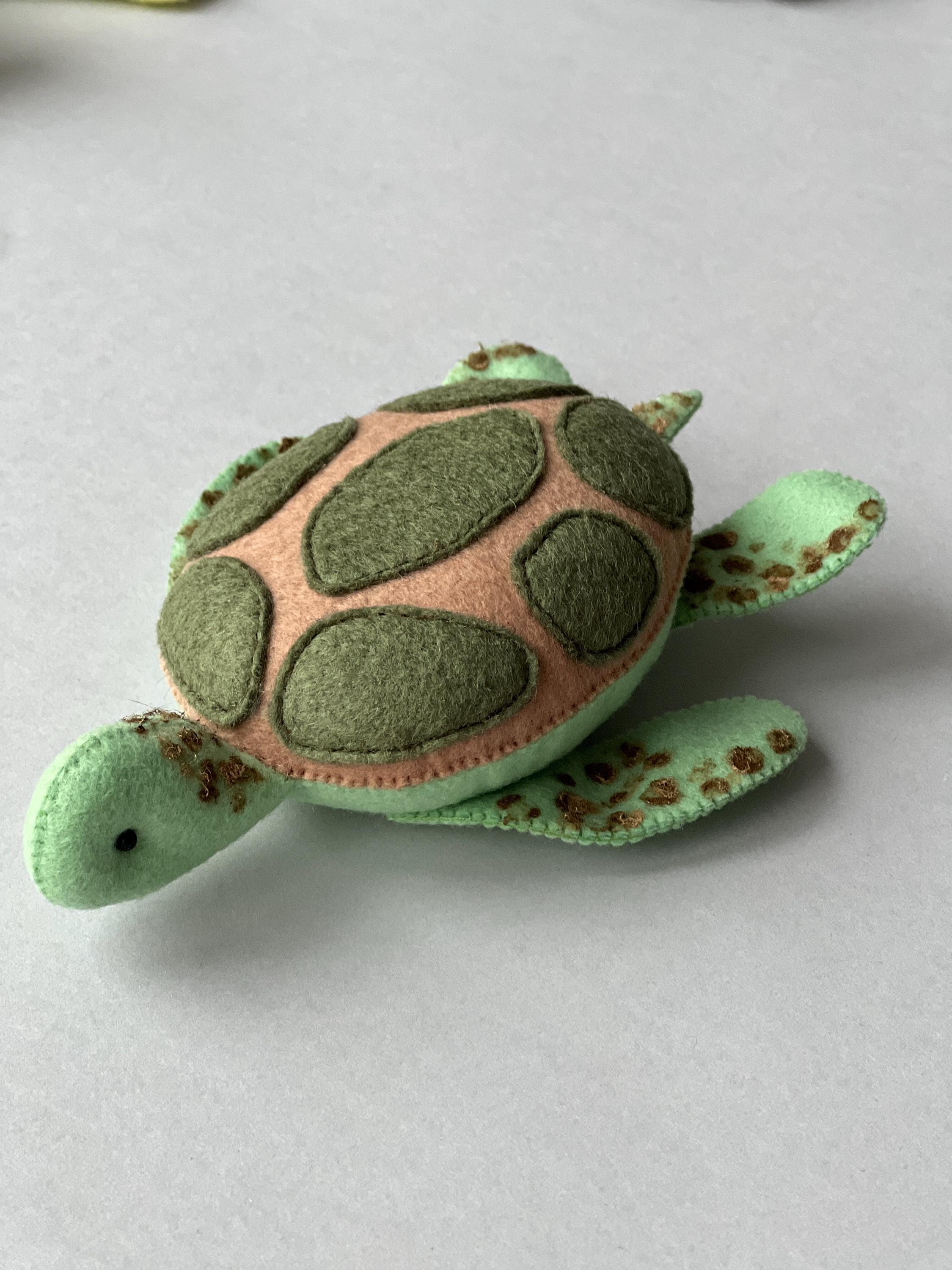 Turtle Sewing Pattern PDF and SVG Ocean Animals Pattern Sea Felt Turtle ...